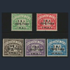 1948 Segnatasse di Gran Bretagna soprastampati B.M.A.