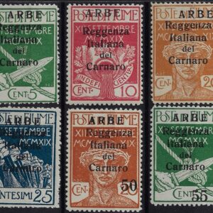 1920 Carnaro soprastampato piccoli