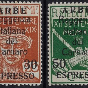 1920 Carnaro soprastampato
