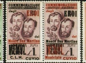 1945 Soprastampati Cuvio