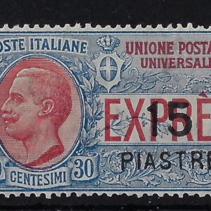 1922 15 piastre su 0,30
