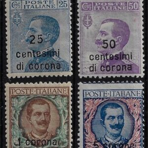 1921 Francobollo d'Italia Soprastampato