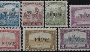 1918 Mietitori soprastampati