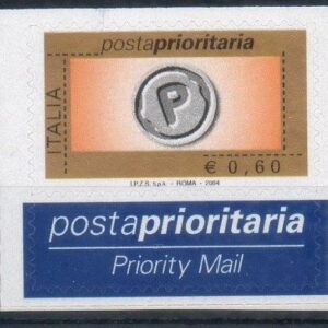 2004 Prioritario €. 0,60 con bordo