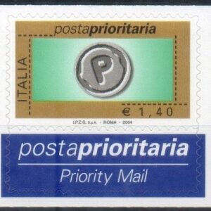 2004 Prioritario €. 1,40 con bordo