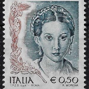 2004 Donne €. 0,50 dentellatura 13 1/4