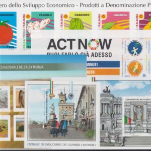 2021 Annata completa con foglietti NO Italia che riparte