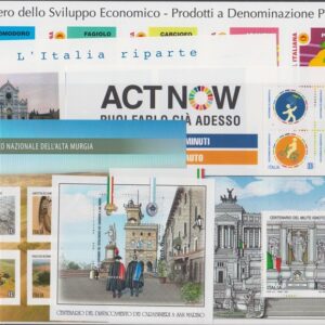 2021 Annata completa con foglietti compresa Italia che riparte
