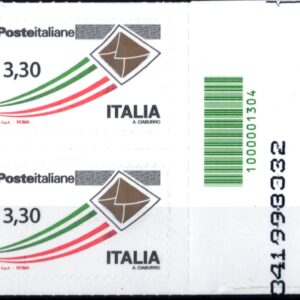 2010 Posta Italiana € 3,30 busta oro