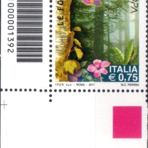 2011 Europa Le Foreste fiori basso sinistro