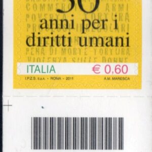 2011 50° Amnesty International basso sinistro