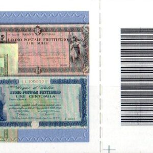 2011 Risparmio Postale Libretto basso destro