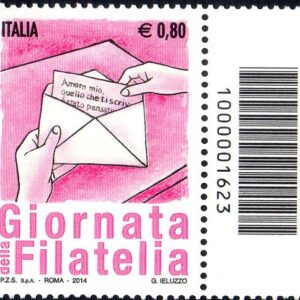 2014 Giornata della Filatelia Singolo destro