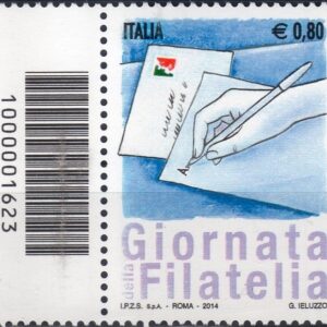2014 Giornata della Filatelia Singolo sinistro