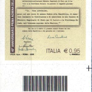2016 40° Ministro donna basso destro