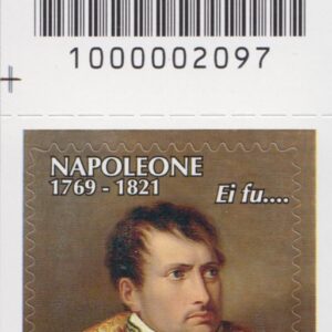 2021 Italia Repubblica 200º morte di Napoleone barre alto sinistro