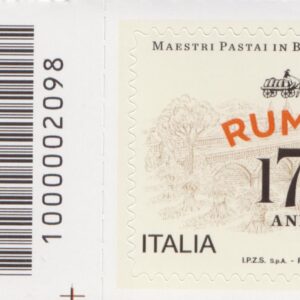 2021 Italia Repubblica Pastificio Rummo barre basso sinistro