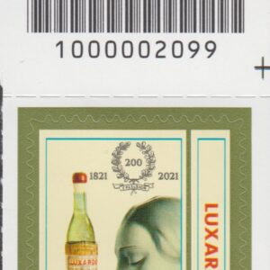 2021 Italia Repubblica 200º fondazione Girolamo Luxardo barre alto destro