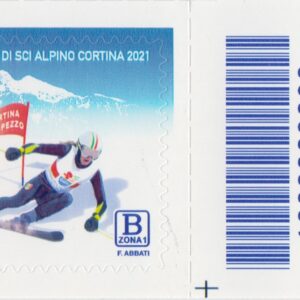 2021 Italia Repubblica Mondiali di sci Cortina d’Ampezzo barre basso destro