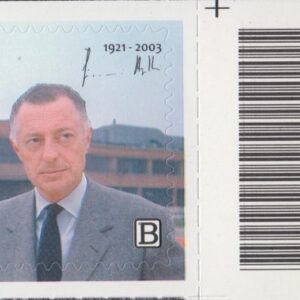 2021 Italia Repubblica 100º nascita di Giovanni Agnelli barre alto destro