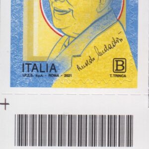 2021 Italia Repubblica Arnoldo Mondadori barre basso sinistro