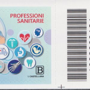 2021 Italia Repubblica Professioni sanitarie  barre basso destro