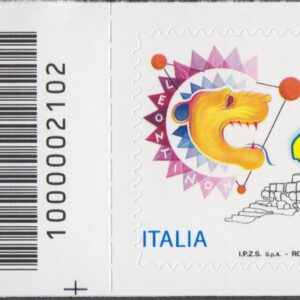 2021 Italia Repubblica 2750º fondazione di Leontinoi barre basso sinistro