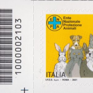 2021 Italia Repubblica ente nazionale protezione animali onlus barre bass sinist