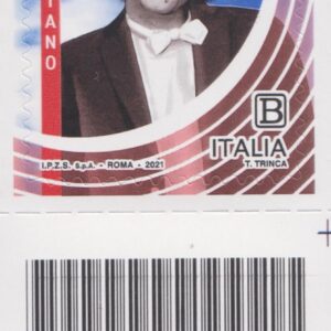2021 Italia Repubblica Eccellenze spettacolo Rino Gaetano barre basso destro