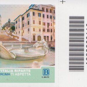 2021 Italia Repubblica Italia Riparte ROMA barre alto destro
