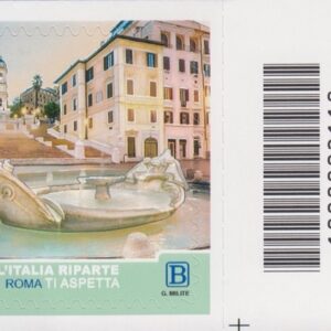 2021 Italia Repubblica Italia Riparte ROMA basso destro