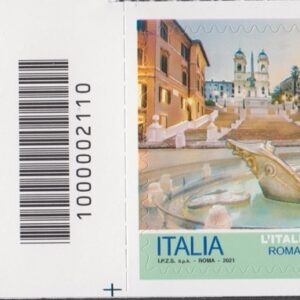 2021 Italia Repubblica Italia Riparte ROMA barre basso sinistro