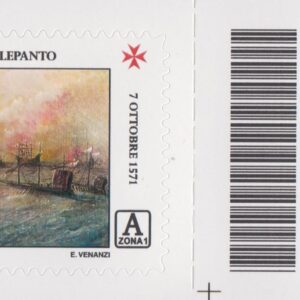 2021 Italia Repubblica Battaglia di Lepanto barre basso destro