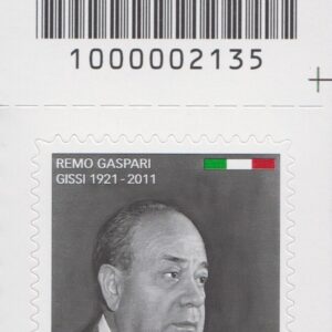 2021 Italia Repubblica Remo Gaspari barre alto destro