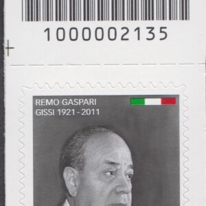 2021 Italia Repubblica Remo Gaspari barre alto sinistro