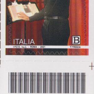 2021 Italia Repubblica Giorgio Strehler barre basso destro