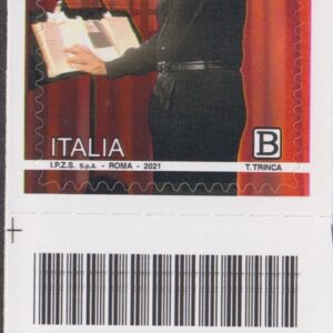 2021 Italia Repubblica Giorgio Strehler barre basso sinistro
