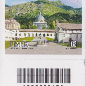 2021 Italia Repubblica Incoronazione Madonna di Oropa barre basso destro