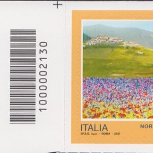 2021 Italia Repubblica Norcia barre alto sinistro