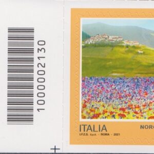 2021 Italia Repubblica Norcia barre basso sinistro