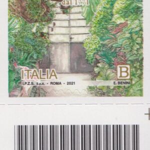 2021 Italia Repubblica Orto Botanico Ferrara barre basso destro