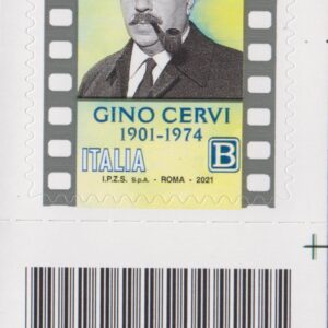 2021 Italia Repubblica Gino Cervi barre basso destro