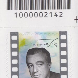 2021 Italia Repubblica Vittorio De Sica barre alto destro