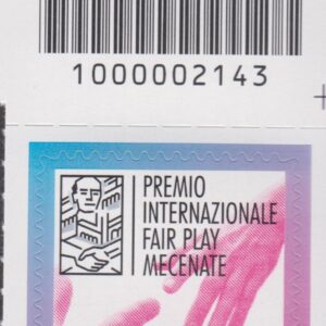2021 Italia Repubblica Premio Internazionale Fair Play barre alto destro