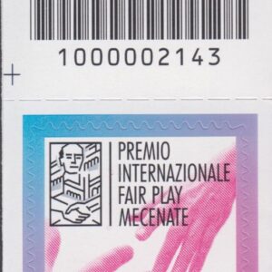 2021 Italia Repubblica Premio Internazionale Fair Play barre alto sinistro