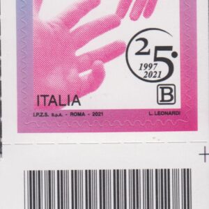 2021 Italia Repubblica Premio Internazionale Fair Play barre basso destro
