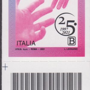 2021 Italia Repubblica Premio Internazionale Fair Play barre basso sinistro