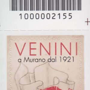 2021 Italia Repubblica Venini a Murano barre alto destro