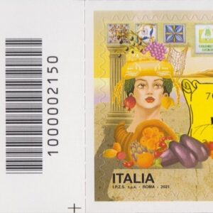 2021 Italia Repubblica Coldiretti barre basso sinistro