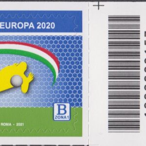 2021 Italia Repubblica Campione d'Europa barre alto destro